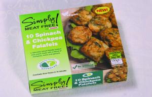 Spinach & chickpea falafels 10x15g